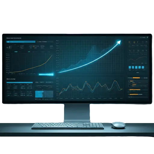 High-tech e-commerce dashboard
